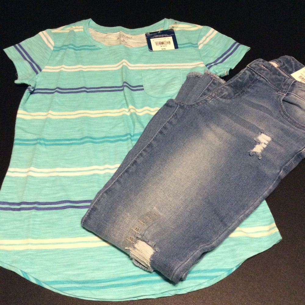 Kids Arizona Jean co polo t shirt